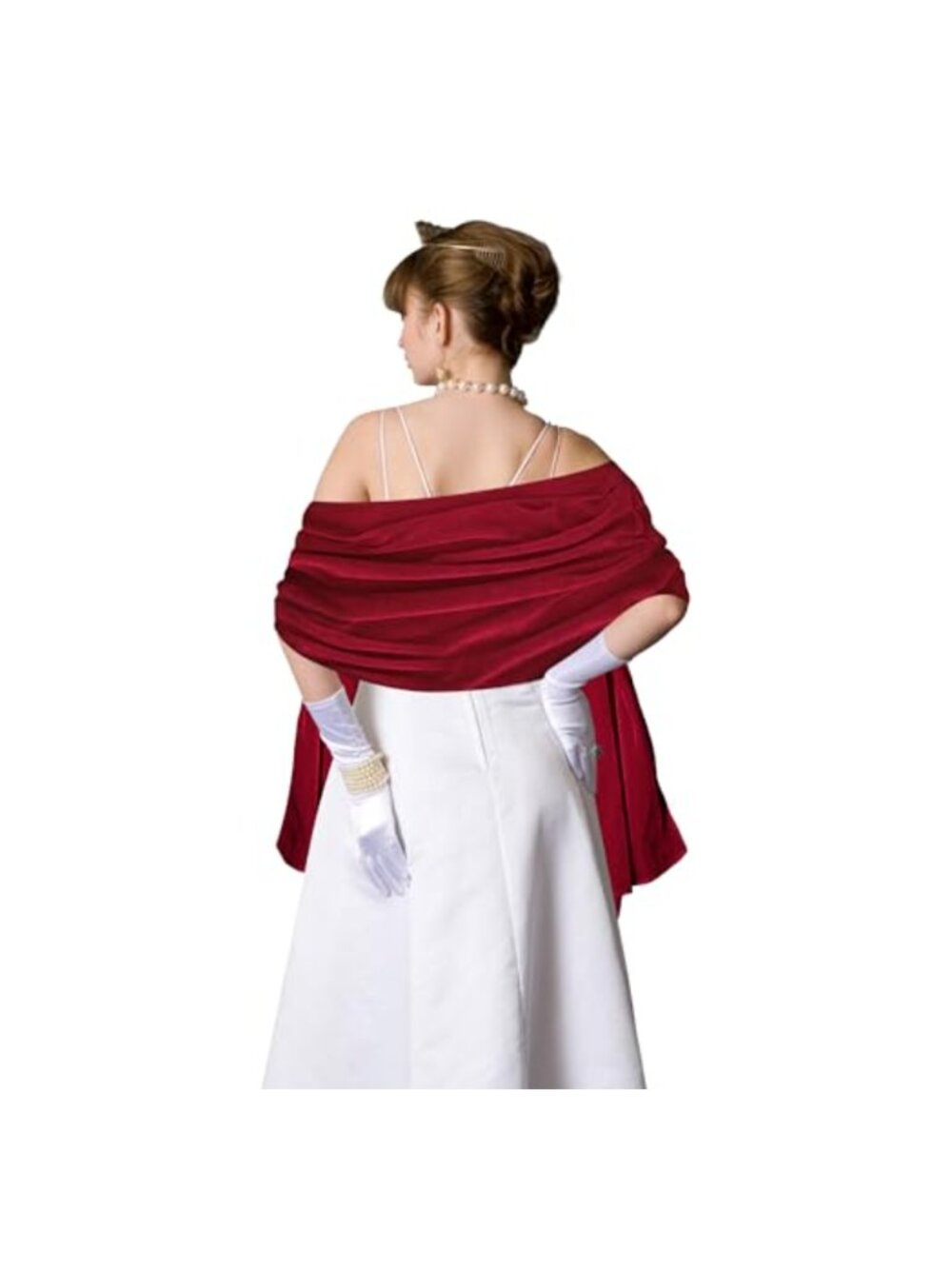 Velvet Shawl and Wrap for Evening Dress, Elegant Women's Scarf Wrap for Formal